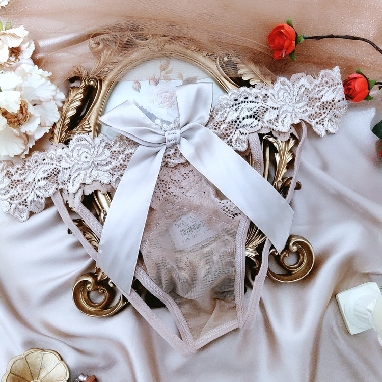 Lace-free Crotch Pants Women Apologetes Low Waist Large Size Sizes Hollowable Inserts Bed Flirting Tinged Tpants