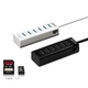 Máy tính USB2.0 splitter reader hub SD / TF đa giao diện chuyển đổi phần mở rộng trung tâm thẻ USB - USB Aaccessories USB Aaccessories