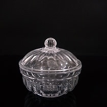 PC acrylic transparent plastic with cover thickened fruit salad bowl Wedding dried fruit plate Living room household candy cup