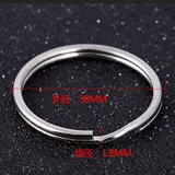 Качественный металлический брелок для ключей с застежкой, аксессуары