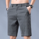 Шелковый костюм для отдыха, летние шорты, мужские тонкие штаны