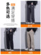Khaki Waffle Knit Wide-Leg Elastic Waist Sports Men's Autumn Sweatpants Spring and Autumn Style Men's Straight-Leg Casual Pants
