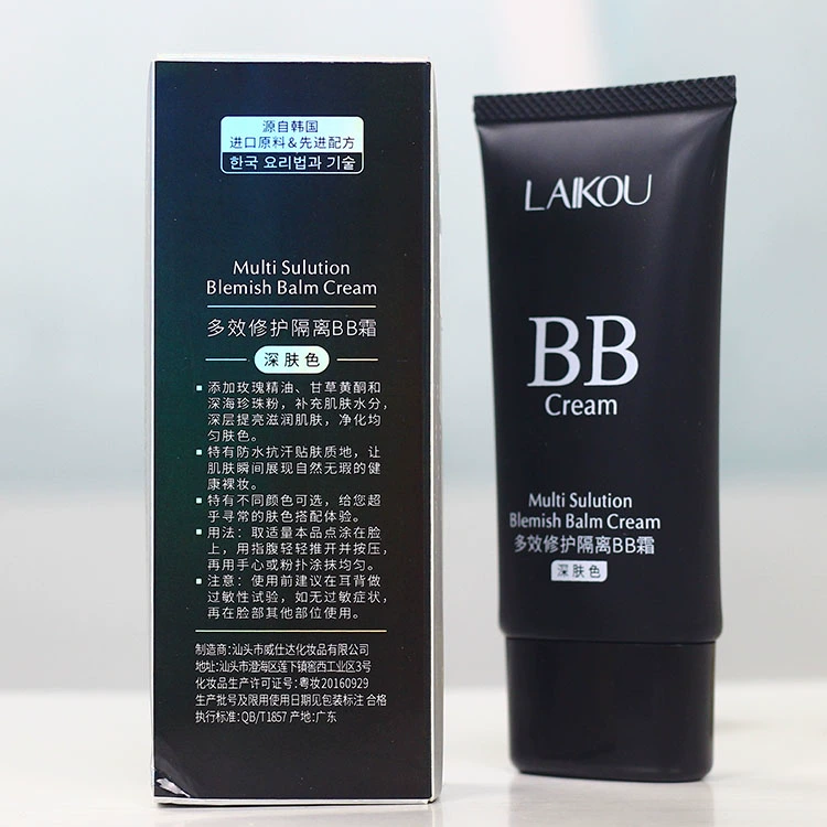 Kem nền BB Cream đa tác dụng Lycome 50g Che khuyết điểm trang điểm mạnh mẽ giữ ẩm làm trắng da kiểm soát dầu cách ly kem nền - Kem BB