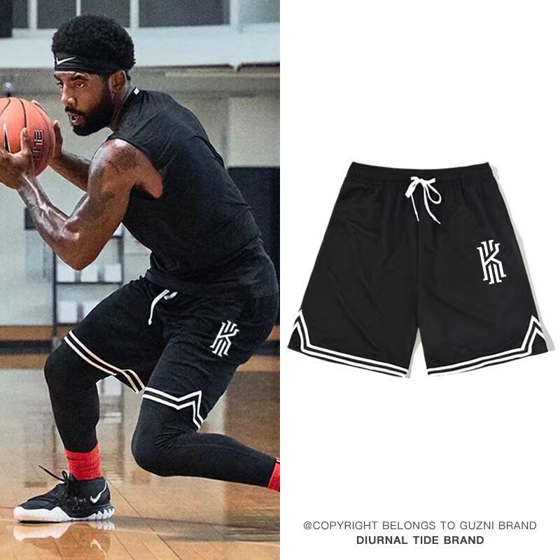 American Basketball Shorts Irving Men's Summer Quick-Drying Quarter-Length No-Knee Student Loose Training Running Sports Pants American Basketball Shorts Irving Men's Summer Quick-Drying Quarter-Length No-Knee Student Loose Training Running Sports Pants