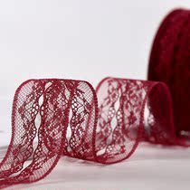 4cm wide openwork lace with bouquet gift box Ribbon Bow headdress ribbon decorative flower packaging belt