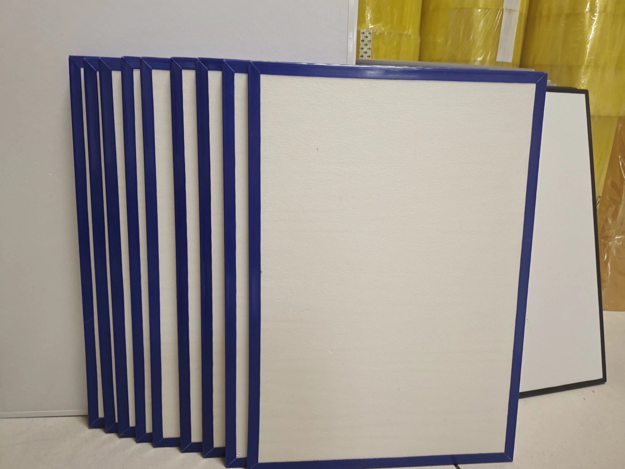 A4 Blue Small Box Specialized Color Bound Promotion Black Picture Box KT Plastic 10