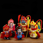 川剧变脸娃娃变脸玩具京剧脸谱玩偶摆件中国风四川成都礼品送老外