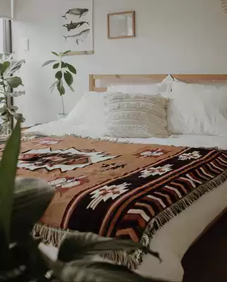 Bohemian Geometric American Country Tapestry Decorative Carpet Casual Blanket Indian Fabric Blanket Camping Blanket