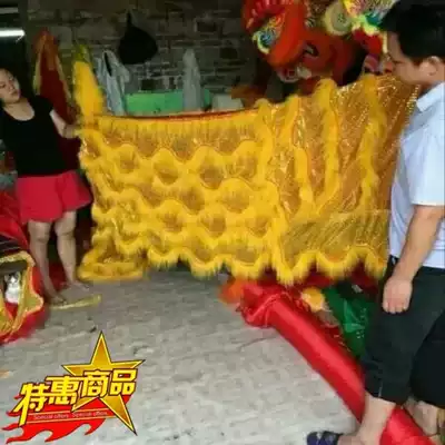 Spinning lion is Foshan lion drum, South lion drum, lion dance, bronze gong, Foshan lion lion drum