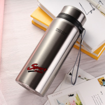 Jinli 304 stainless steel super large capacity thermos outdoor sports kettle creative portable water with rope