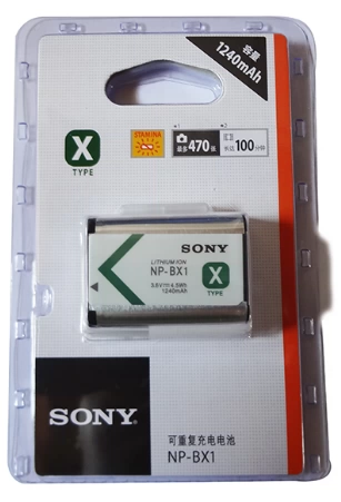 Sony Sony pin máy ảnh gốc NP-BX1 RX100 WX300 HX300II 400 AS15 50 - Phụ kiện máy ảnh kỹ thuật số
