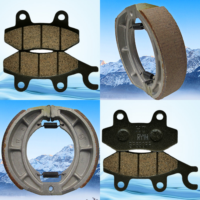 Suitable for sharp cool motorcycle EN125-2A-2F-3A-3E-3F EN150-A front and rear brake pad disc brake pad leather