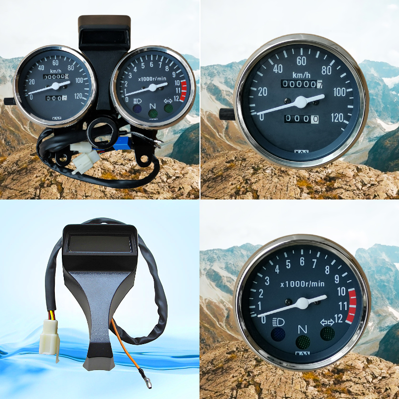 Motorcycle accessories HJ125-8 Prince Meter GN125-F Prince Meter Assembly Code Meter Odometer Kilometer Meter