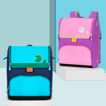 New elementary school childrens dinosaur school bag boys one to third grade children ultra-light women minus negative care spine cartoon backpacks