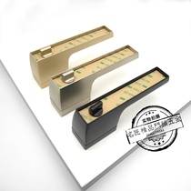  Minimalist door lock Narrow frame door lock Mute magnetic suction lock Inlaid veneer simple bedroom bathroom handle