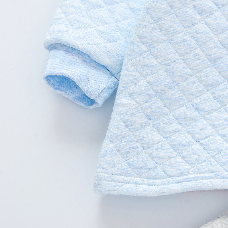 Đồ lót trẻ em mùa đông nhiệt bộ cotton 2 tuổi Nữ đồ lót trẻ em đáy quần nhồi bông 1 quần áo trẻ em mùa thu đồ vest bé trai