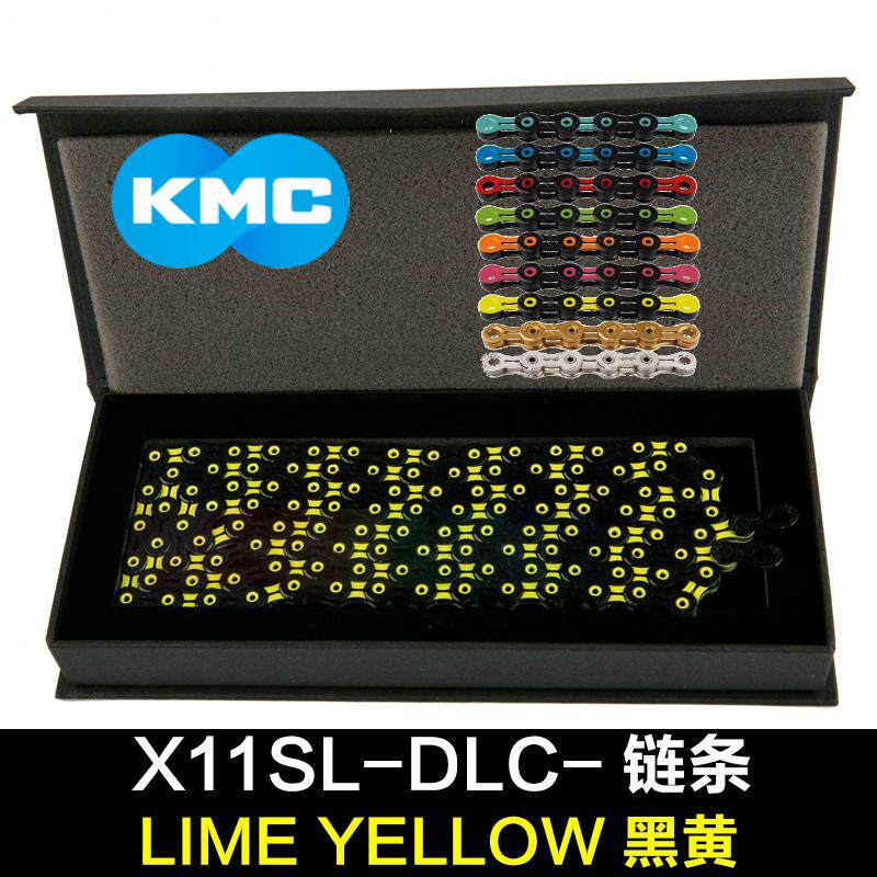 KMC X11SL X10SL DLC 11-speed 10-speed chain blue diamond red diamond chain carbon chain lightweight full hollow