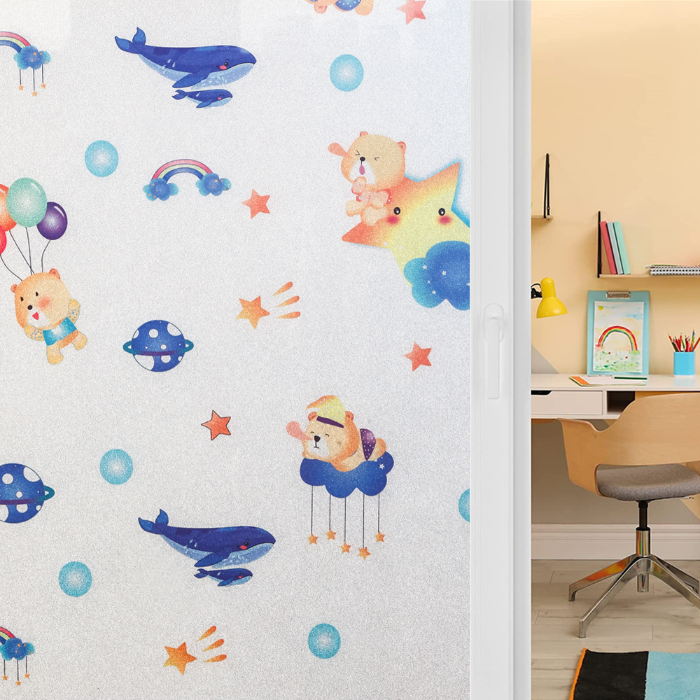 Windows glass sticker makeup room light opaque anti-transparency anti-pyluming anti-disconnected window patch