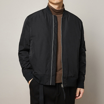 Momake autumn and winter baseball suit flying jacket cotton jacket mens loose thick warm casual top tide