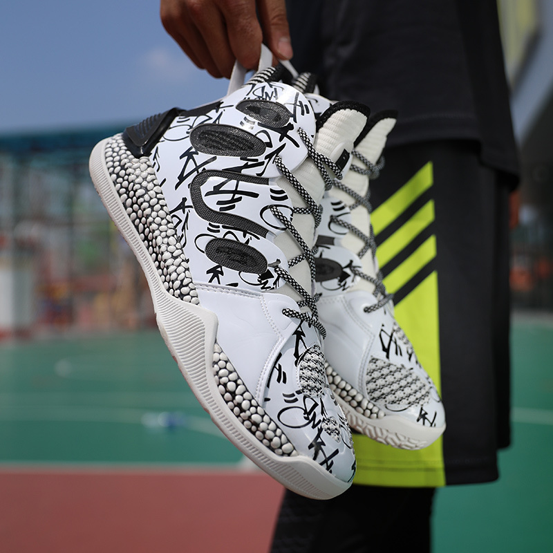 Iverson Basketball Shoes Men's High-Top New Model Breathable Student Cement Court Wear-Resistant Iverson Sneakers Men Iverson Basketball Shoes Men's High-Top New Model Breathable Student Cement Court Wear-Resistant Iverson Sneakers Men