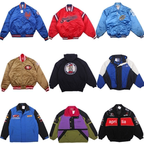 Old vintage Harajuku Street Hip Hop Loose Fan Jackets Embroidered Coats Men and Women F62