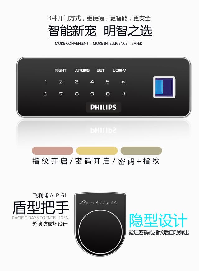 Philips ph2 vân tay an toàn dibourg an toàn 3C được chứng nhận tường văn phòng tại nhà thành đôi quà tặng
