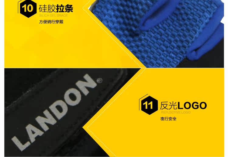 Gants pour vélo homme LANDON - Ref 2238978 Image 22