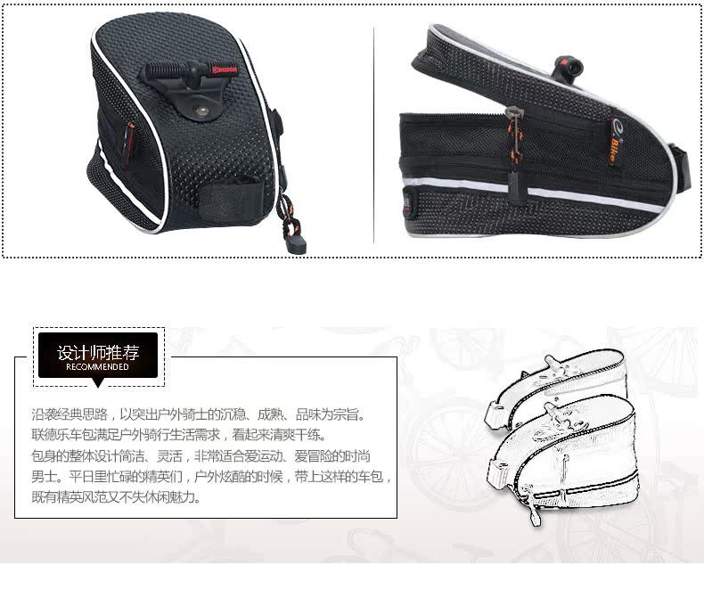 Sacoche pour vélo mixte LANDON - Ref 2215961 Image 21