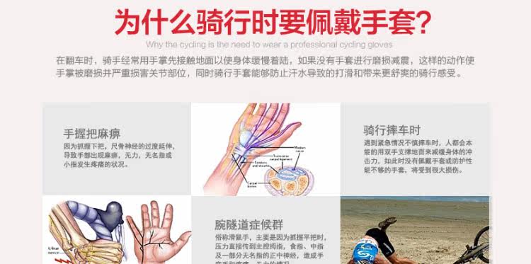 Gants pour vélo mixte LANDON - Ref 2239008 Image 10