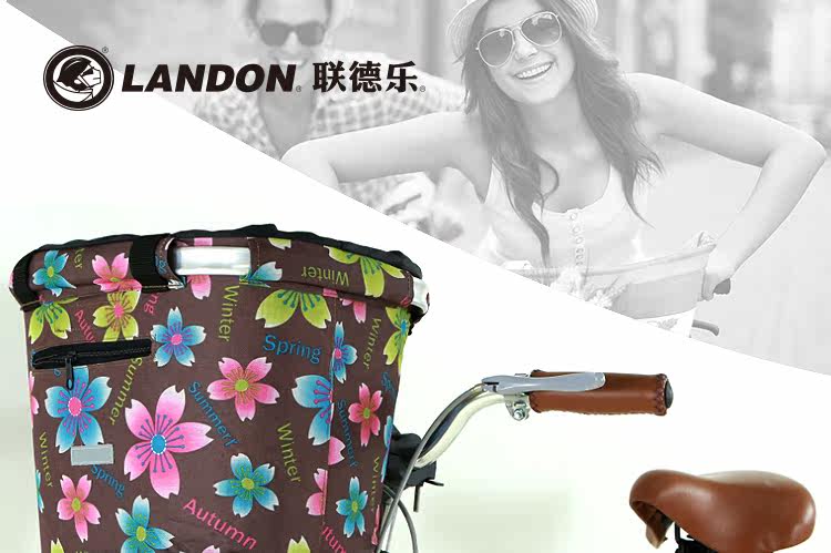 Panier pour vélo LANDON en toile - Ref 2266738 Image 7