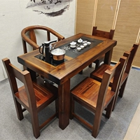 1,35 -дерная таблица +1 Кружный кресло +4 задний стул