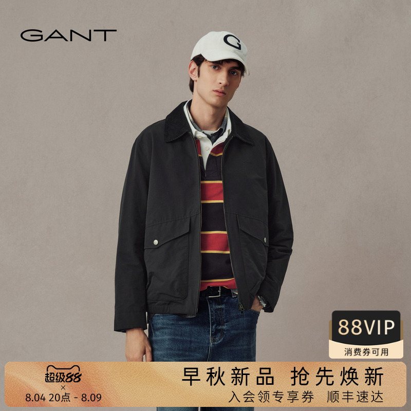 Chinese Valentine's Day Gift【Barn-Style Jacket】Gant/Gant 26 Men's Cotton Casual Lapel Barn Work Jacket Chinese Valentine's Day Gift【Barn-Style Jacket】Gant/Gant 26 Men's Cotton Casual Lapel Barn Work Jacket