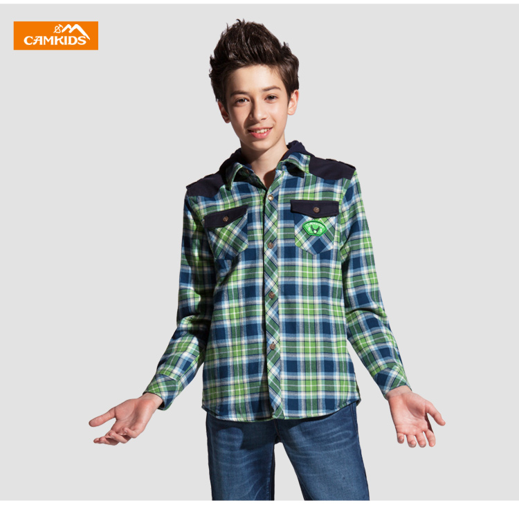 Chemise garcon CAMKIDS à manche longue - Ref 2075445 Image 22