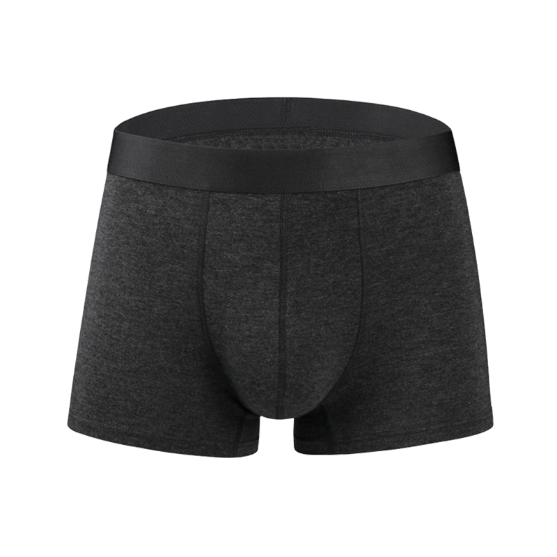 (High-end series) mens quần lót 50 Rankin Mordale đen quần phẳng góc cạnh U lồi siêu mỏng quần short đầu.