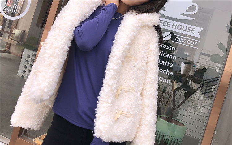 Mùa đông lông cừu lông lông dày nữ Hàn Quốc lỏng sang trọng retro sang trọng vòng tròn ngắn cardigan phụ nữ áo nữ đẹp