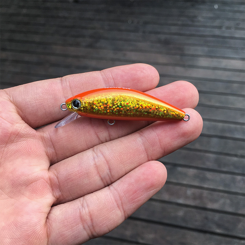 Foreign trade tail single submerged millet Noluya bait fake bait stream micro-object gambling pond artifact blind groove army fish red eyes and mouth