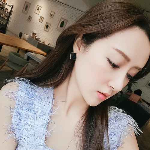 Черные сексуальные универсальные серьги, популярно в интернете, коллекция 2022