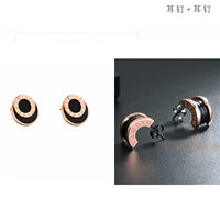 Золотые серьги, розовое золото