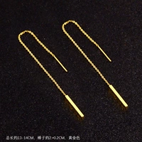 Золотые серьги, 13-14см