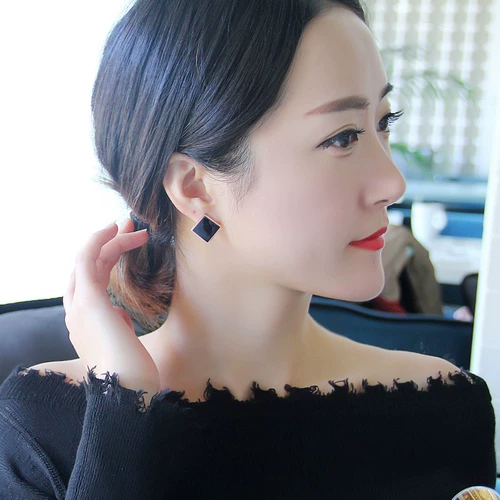 Черные сексуальные универсальные серьги, популярно в интернете, коллекция 2022