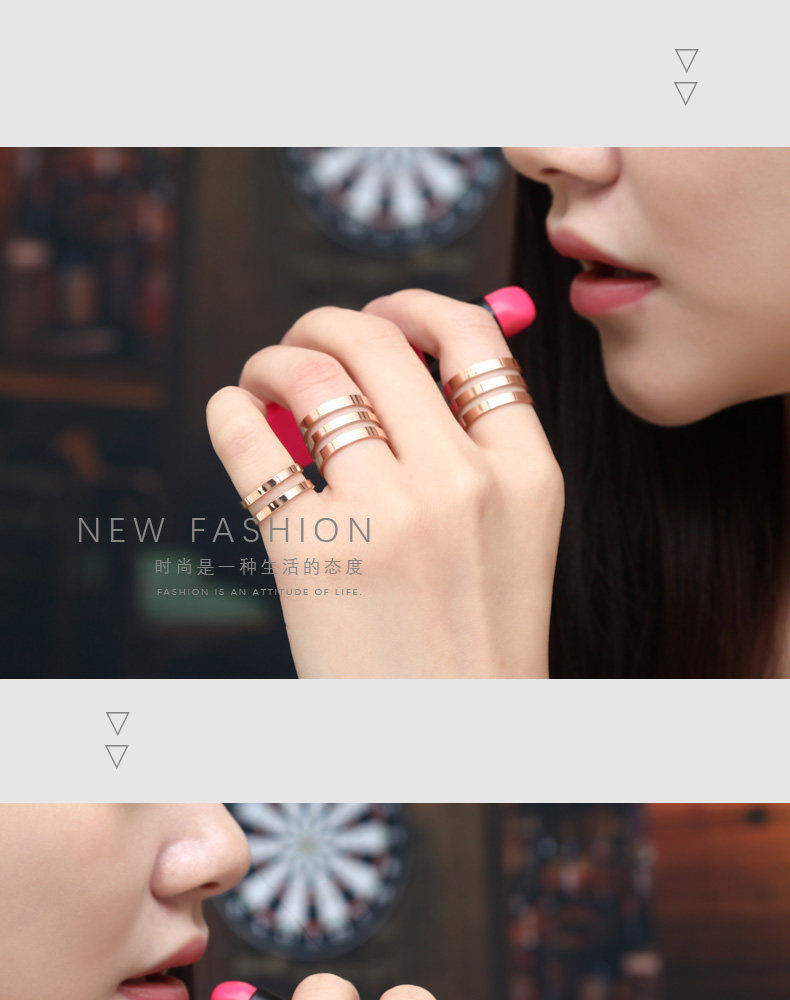 Bague Femme en Acier au titane - Ref 3087805 Image 9