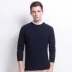 Áo len cashmere cổ tròn nam Hengyuanxiang áo len dài tay mới trung niên nam mùa thu và áo len ấm áp áo len - Áo len Cashmere Áo len Cashmere