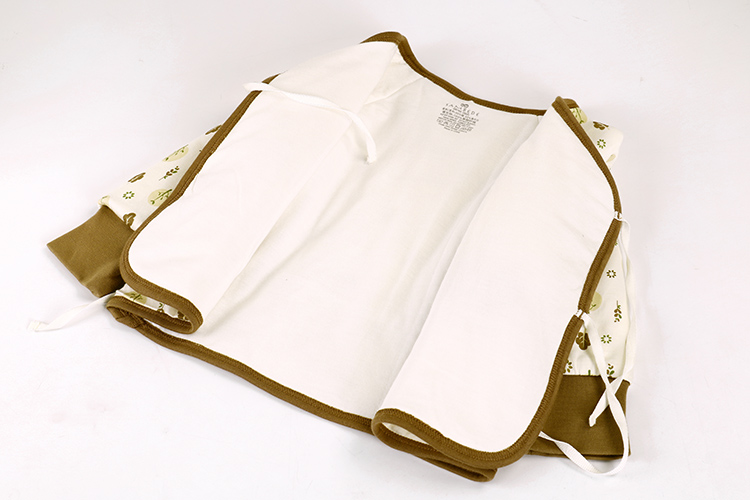 Miki Bidi nam nữ sơ sinh cộng với cotton nhà cotton quần áo kimono mở quần jumpsuit jumpsuit K quần áo thể thao trẻ em