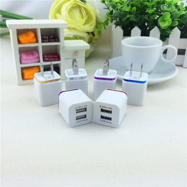 Factory price batch 5V1A2A mobile phone smart Android charger universal single and double USB domestic mobile phone charging hair