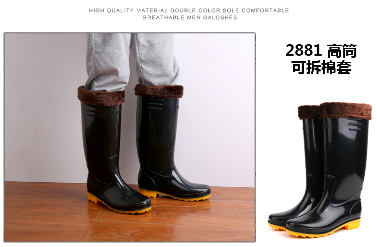 Chaussures - bottes caoutchouc homme pour printemps - semelle tendon - Ref 962198 Image 13