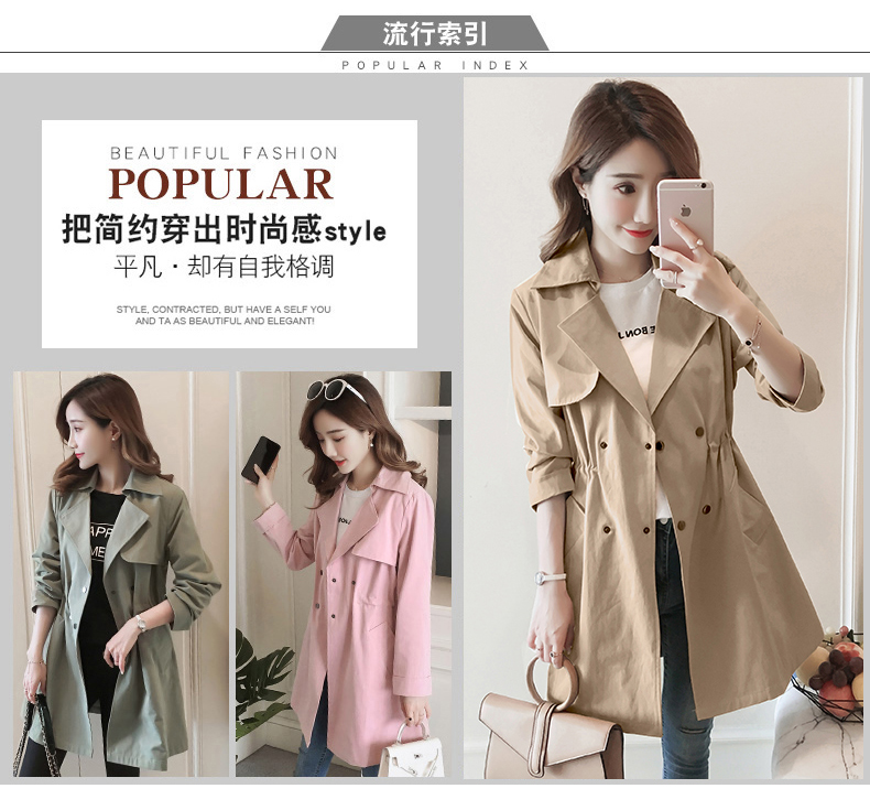 Trench pour femme en Coton - Ref 3228215 Image 8