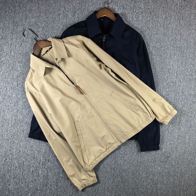 Old Brother Style, Old Money Style, Couple Style Jacket, Unisex, Washed Soft Pure Cotton Bayport Jacket