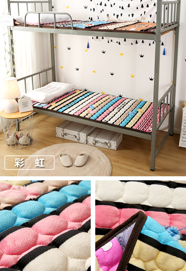Nệm ký túc xá sinh viên đơn 0,9m1,2 m giường giường đôi 1,5m thảm sàn 1,8 m chống trượt giá đệm everon