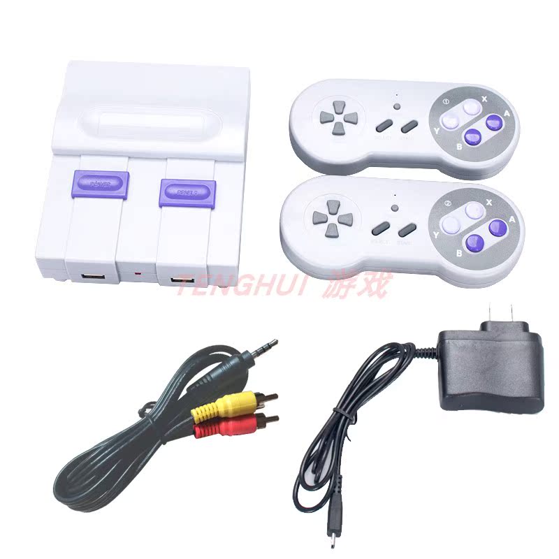 Bộ điều khiển trò chơi truyền hình kép không dây 2.4G mới điều khiển trò chơi cổ điển Bảng điều khiển trò chơi retro NES SFC HD - Kiểm soát trò chơi tay cầm chơi game liên quân