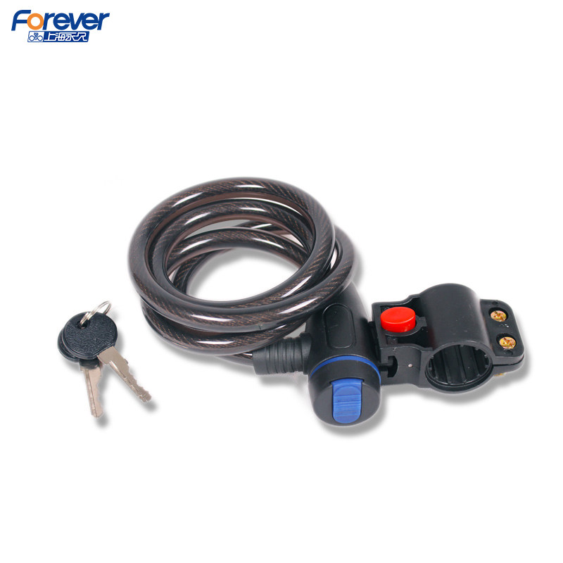 Permanent bicycle lock Mountain bike lock Wire lock Anti-theft lock Cable lock Road bike lock Riding equipment Bicycle lock